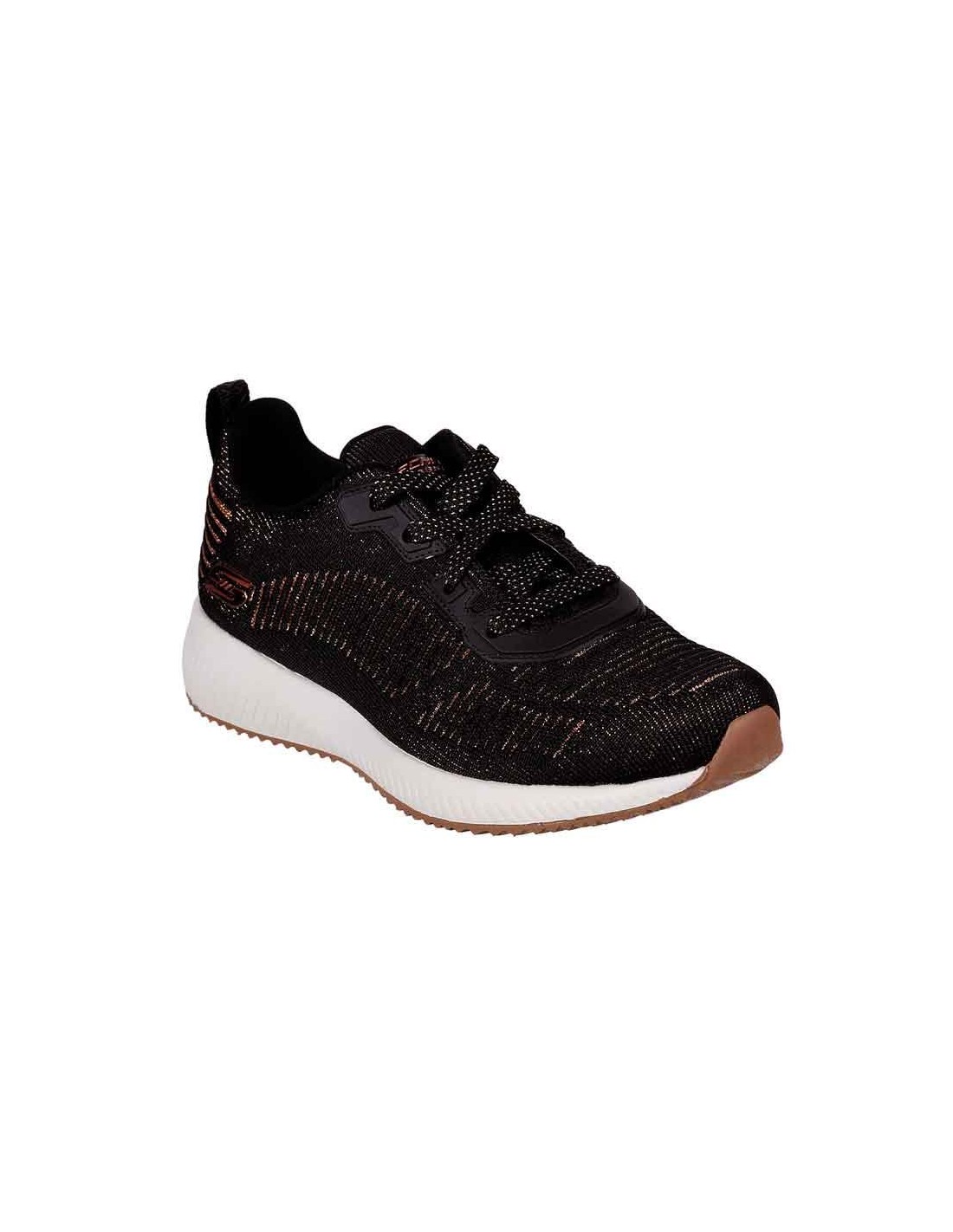 skechers bobs squad mujer negro